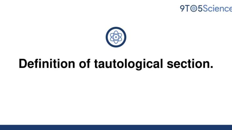 Tautological definition